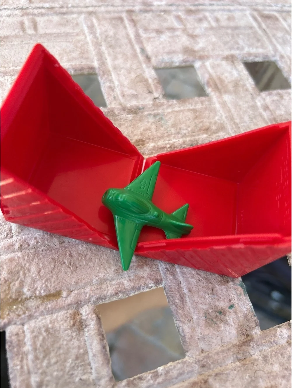 Tupperware blocks plastic replacement part a with airplane